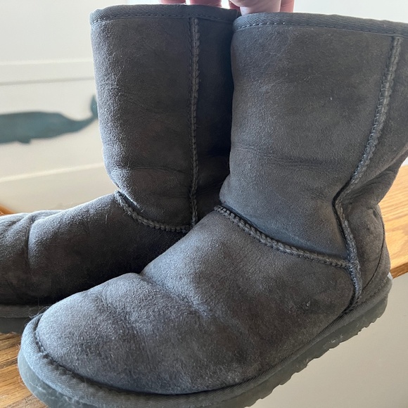 Short Ugg Boots - Grey - Picture 1 of 2